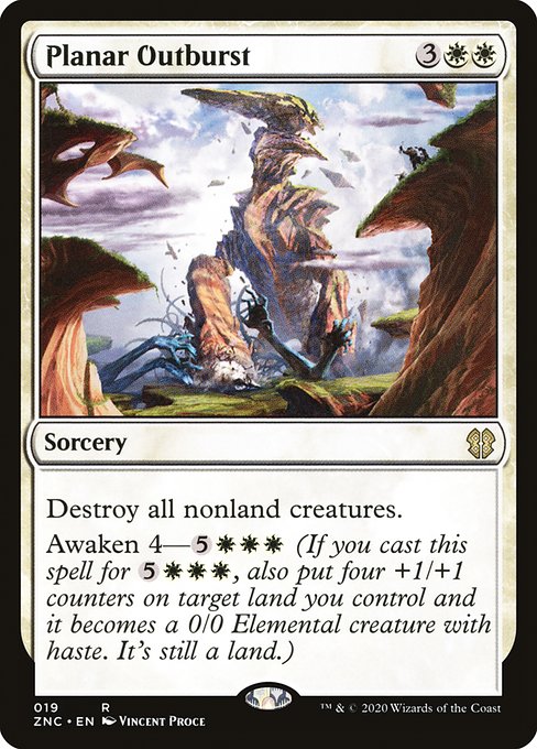 Planar Outburst - Commander: Zendikar Rising - R - 19