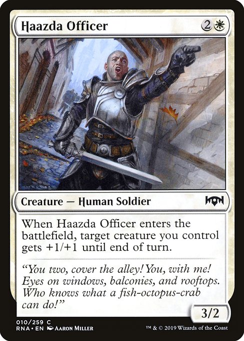 Haazda Officer - Ravnica Allegiance - C - 10