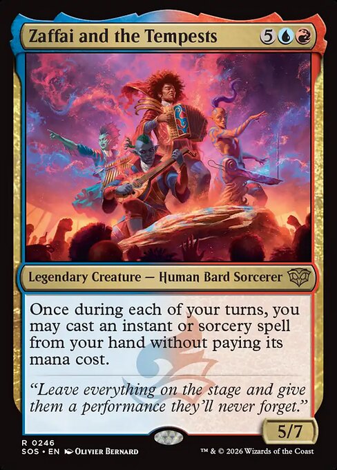 Zaffai and the Tempests - Secrets of Strixhaven - R - 246