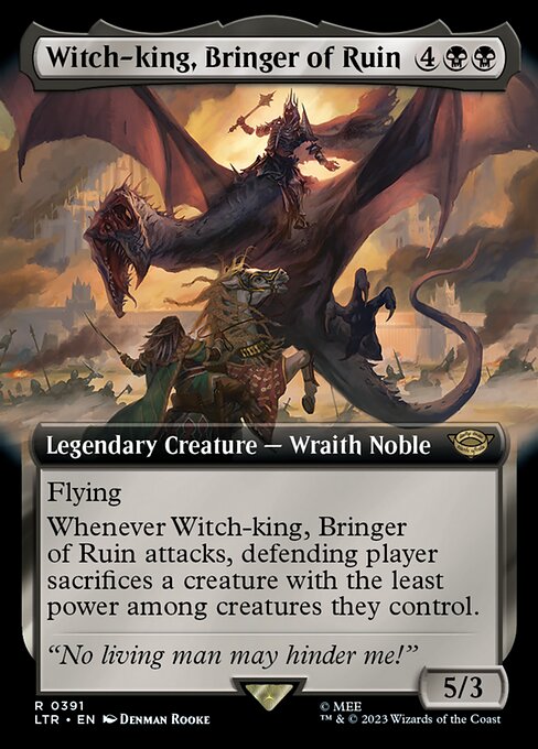Witch-king, Bringer of Ruin (Extended Art) - Universes Beyond: The Lord of the Rings: Tales of Middle-earth - R - 391