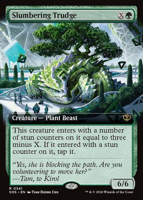Slumbering Trudge (Extended Art) - Secrets of Strixhaven - R - 341