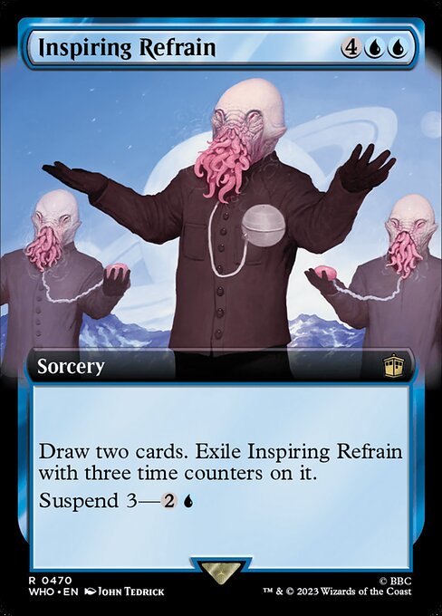 Inspiring Refrain (Extended Art) - Universes Beyond: Doctor Who - R - 470