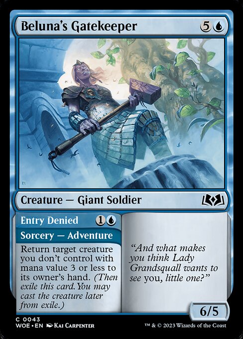Beluna's Gatekeeper - Wilds of Eldraine - C - 43