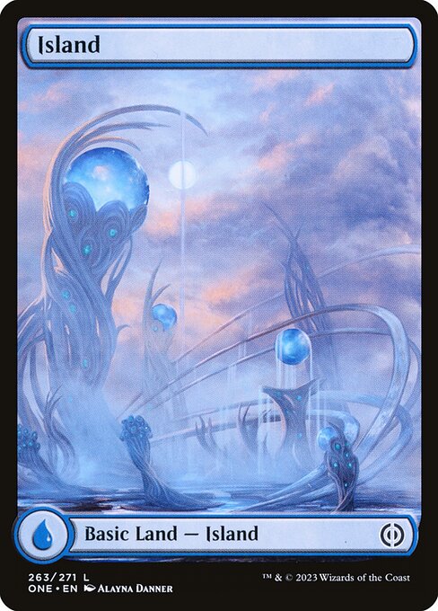 Island (263) - Full Art - Phyrexia: All Will Be One - L - 263