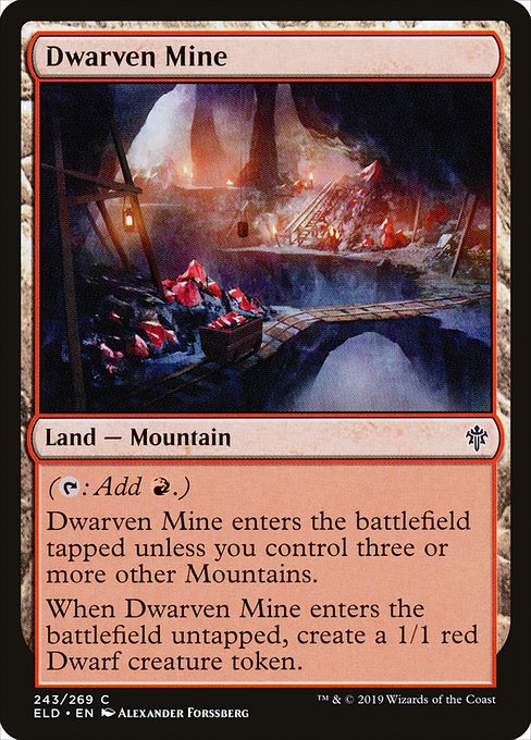 Dwarven Mine - Throne of Eldraine - C - 243