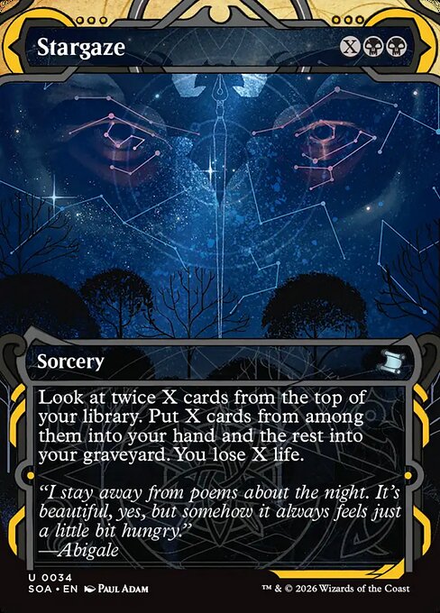 Stargaze (JP Alternate Art) - Secrets of Strixhaven: Mystical Archive - U - 99