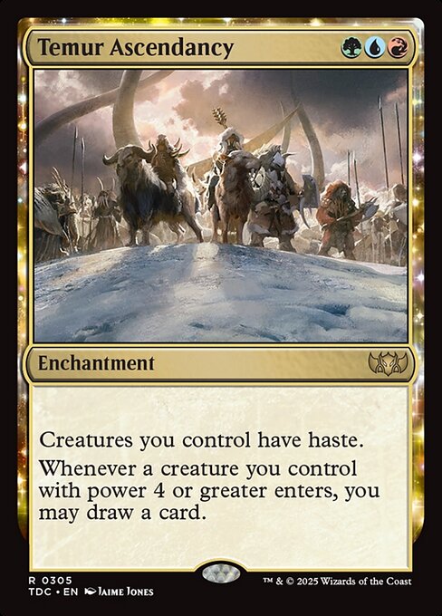 Temur Ascendancy - Commander: Tarkir: Dragonstorm - R - 305