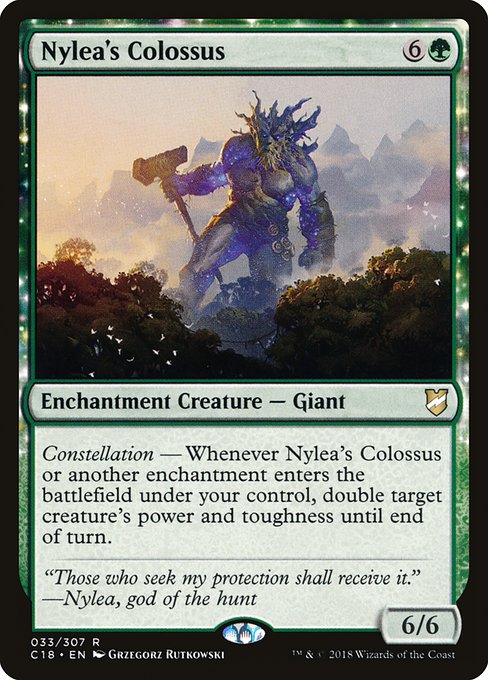 Nylea's Colossus - Commander 2018 - R - 33