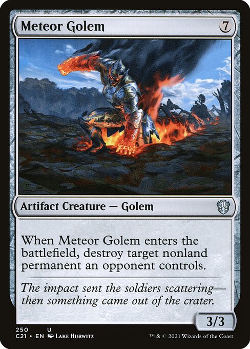 Meteor Golem - Commander 2021 - U - 250