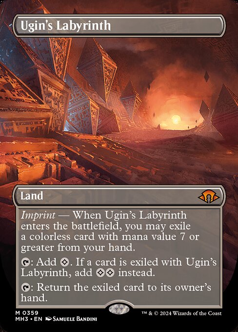 Ugin's Labyrinth (Borderless) - Modern Horizons 3 - M - 359