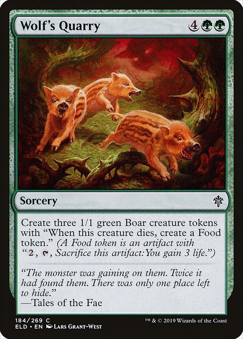 Wolf's Quarry - Throne of Eldraine - C - 184