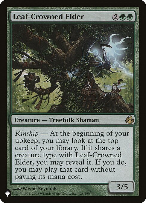 Leaf-Crowned Elder - The List Reprints - R - 128/150