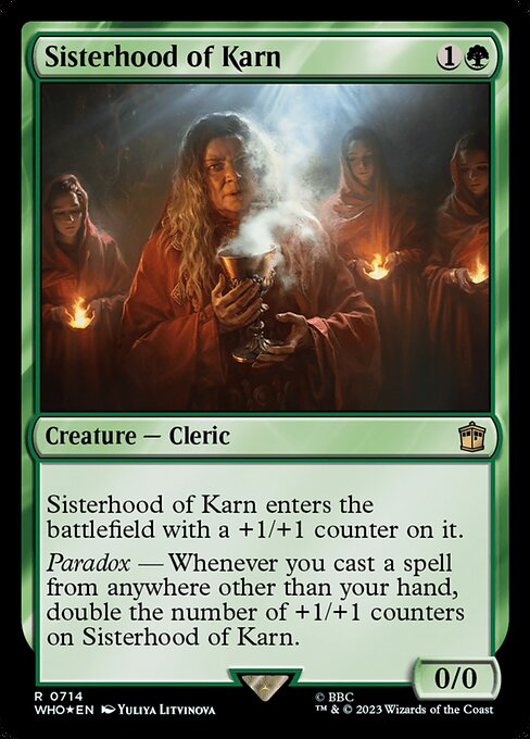 Sisterhood of Karn (Surge Foil) - Universes Beyond: Doctor Who - R - 714