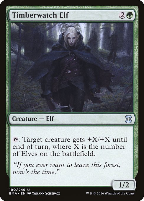 Timberwatch Elf - Eternal Masters - U - 190