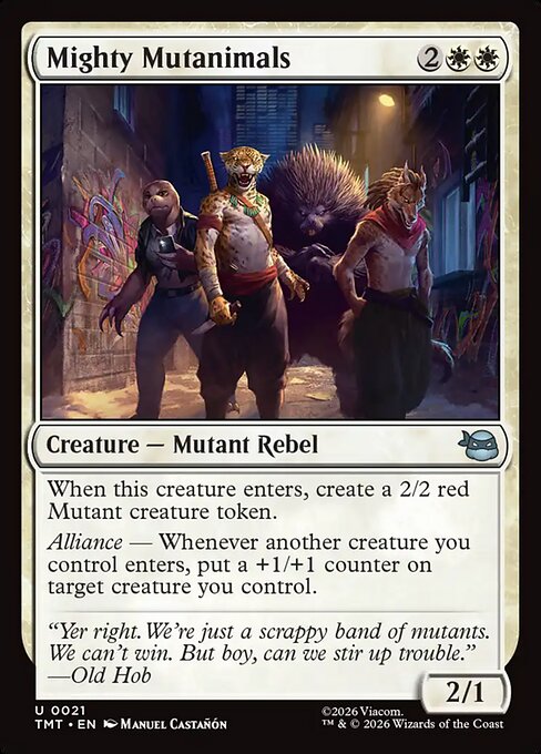 Mighty Mutanimals - Teenage Mutant Ninja Turtles - U - 21