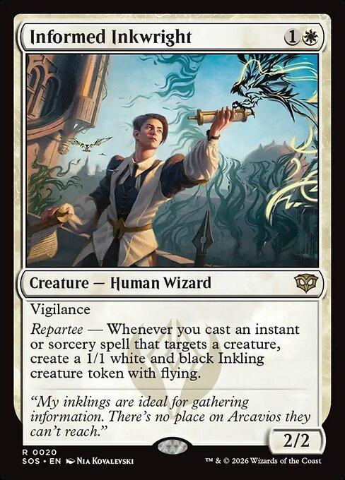 Informed Inkwright - Secrets of Strixhaven - R - 20