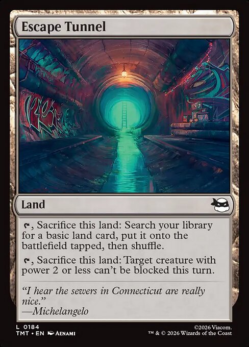 Escape Tunnel - Teenage Mutant Ninja Turtles - L - 184