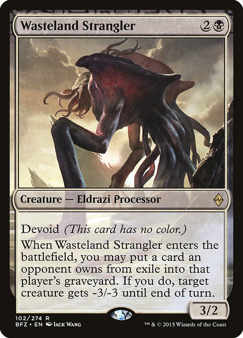 Wasteland Strangler - Battle for Zendikar - R - 102