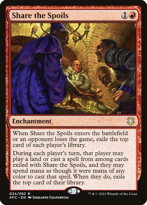 Share the Spoils - Commander: Adventures in the Forgotten Realms - R - 34