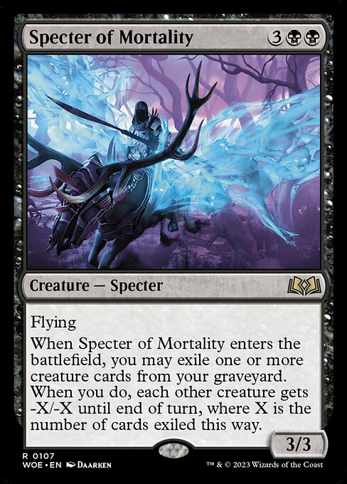Specter of Mortality - Wilds of Eldraine - R - 107