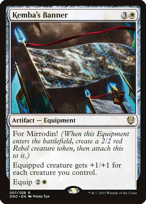 Kemba's Banner - Commander: Phyrexia: All Will Be One - R - 7