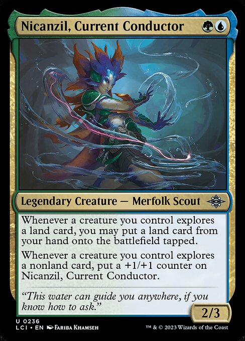 Nicanzil, Current Conductor - The Lost Caverns of Ixalan - U - 236
