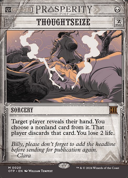 Thoughtseize - Outlaws of Thunder Junction: Breaking News - M - 20
