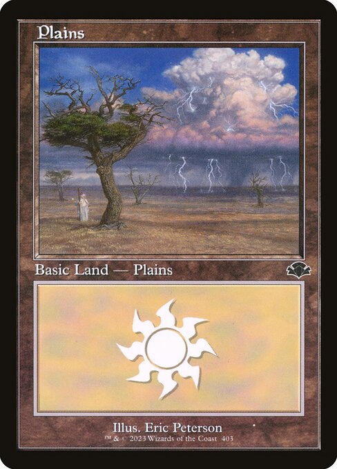 Plains (403) (Retro Frame) - Dominaria Remastered - L - 403