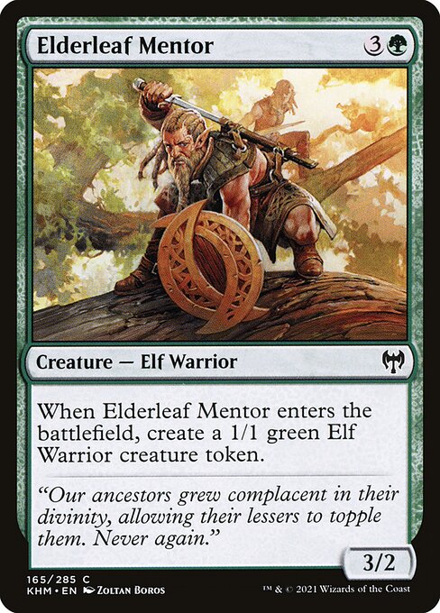 Elderleaf Mentor - Kaldheim - C - 165