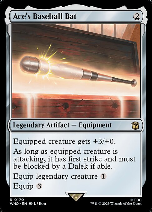 Ace's Baseball Bat - Universes Beyond: Doctor Who - R - 170