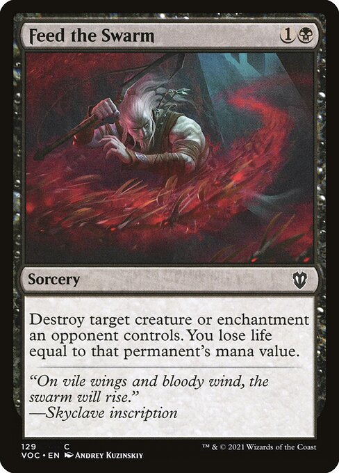 Feed the Swarm - Commander: Innistrad: Crimson Vow - C - 129