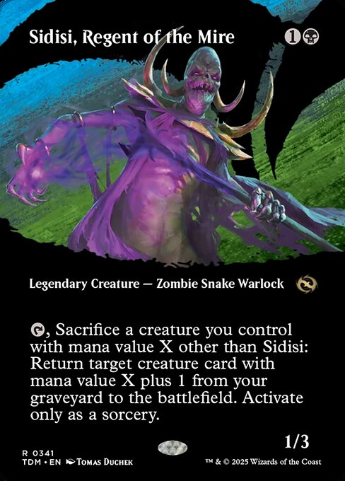 Sidisi, Regent of the Mire (Borderless) - Tarkir: Dragonstorm - R - 341