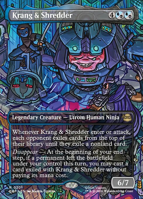Krang & Shredder (Borderless) - Teenage Mutant Ninja Turtles - R - 201