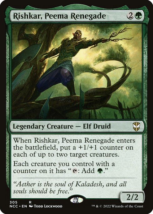 Rishkar, Peema Renegade - Commander: Streets of New Capenna - R - 305