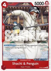 Shachi & Penguin - Emperors in the New World: 2nd Anniversary Tournament Cards - C - OP09-003