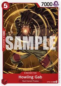 Howling Gab - Emperors in the New World: 2nd Anniversary Tournament Cards - C - OP09-006