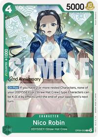 Nico Robin (033) - Emperors in the New World: 2nd Anniversary Tournament Cards - C - OP09-033
