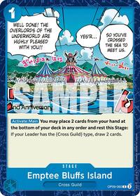 Emptee Bluffs Island - Emperors in the New World: 2nd Anniversary Tournament Cards - C - OP09-060