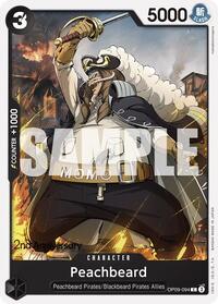 Peachbeard - Emperors in the New World: 2nd Anniversary Tournament Cards - C - OP09-094
