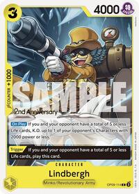 Lindbergh - Emperors in the New World: 2nd Anniversary Tournament Cards - C - OP09-114
