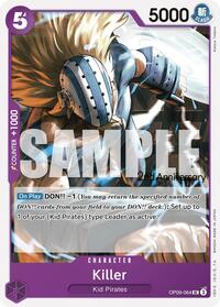 Killer - Emperors in the New World: 2nd Anniversary Tournament Cards - UC - OP09-064