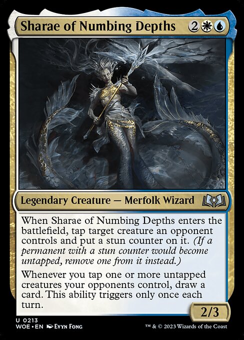 Sharae of Numbing Depths - Wilds of Eldraine - U - 213