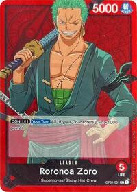 Roronoa Zoro - One Piece Demo Deck Cards - L - OP01-001