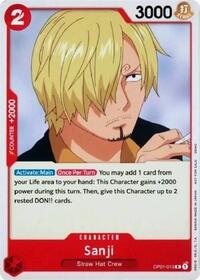 Sanji - One Piece Demo Deck Cards - R - OP01-013
