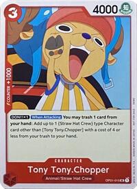Tony Tony.Chopper (015) - One Piece Demo Deck Cards - UC - OP01-015