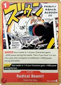 Radical Beam!! - One Piece Demo Deck Cards - UC - OP01-029