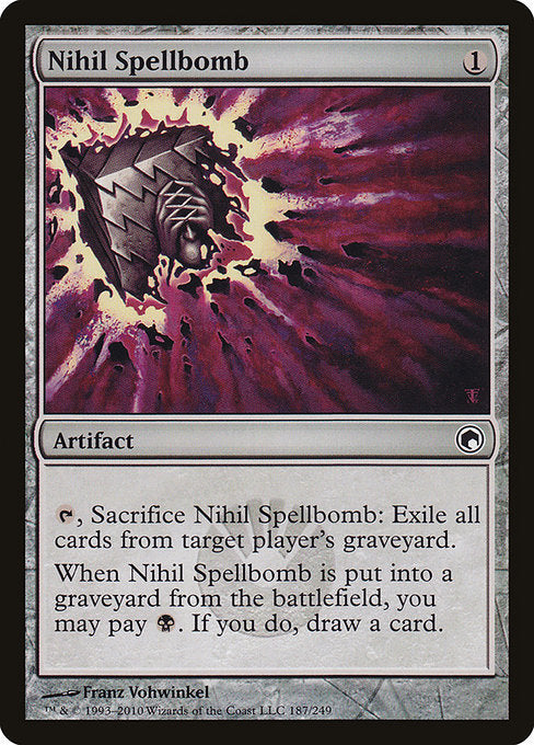 Nihil Spellbomb - Scars of Mirrodin - C - 187