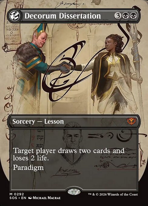 Decorum Dissertation (Borderless) - Secrets of Strixhaven - M - 292