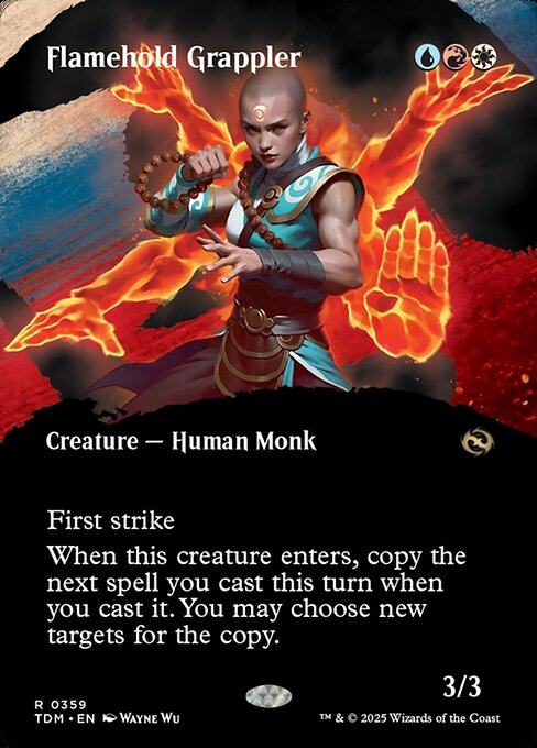 Flamehold Grappler (Borderless) - Tarkir: Dragonstorm - R - 359
