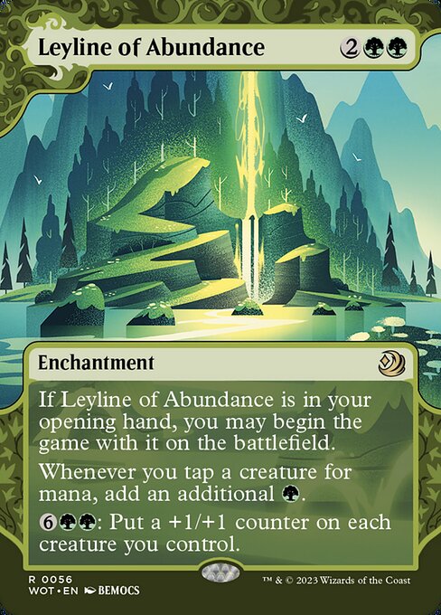 Leyline of Abundance - Wilds of Eldraine: Enchanting Tales - R - 56